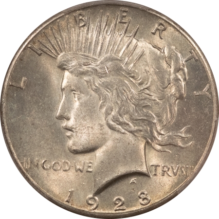 New Certified Coins 1928 PEACE DOLLAR – PCGS MS-62, ORIGINAL & CHOICE!