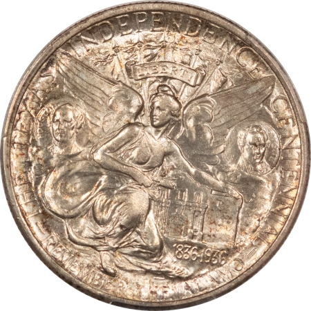 New Certified Coins 1934 TEXAS COMMEMORATIVE HALF DOLLAR – PCGS MS-65, FRESH PRETTY GEM!