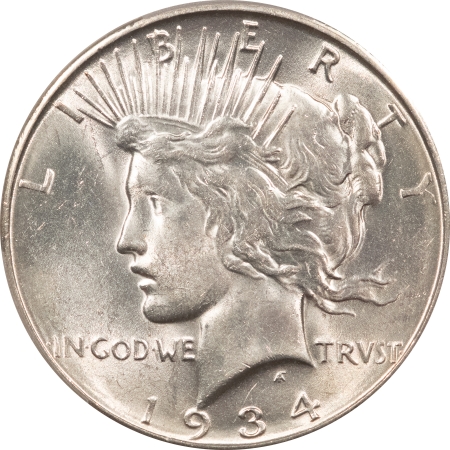 New Certified Coins 1934-D PEACE DOLLAR – PCGS MS-61, BLAZING WHITE!