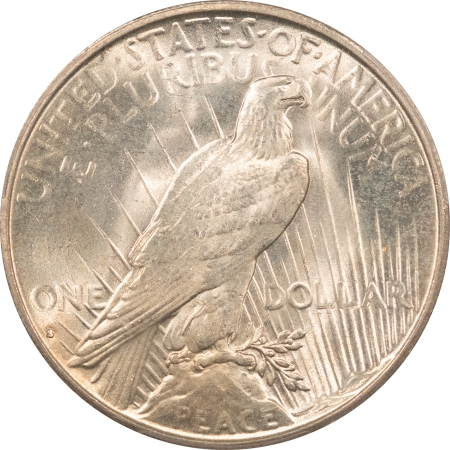 New Certified Coins 1935-S PEACE DOLLAR – PCGS MS-66, SATINY WHITE, SUPERB GEM!