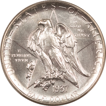 New Certified Coins 1937-D TEXAS COMMEMORATIVE HALF DOLLAR – PCGS MS-65, BLAST WHITE, PQ GEM!
