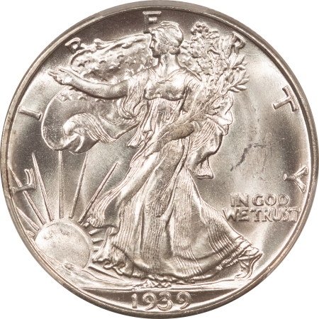 New Certified Coins 1939-D WALKING LIBERTY HALF DOLLAR – PCGS MS-65, BLAST WHITE GEM!