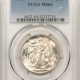 New Certified Coins 1943-D WALKING LIBERTY HALF DOLLAR – PCGS MS-64, WHITE!