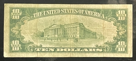 Small National Currency 1929 $10 TY 1, FNB OF WESTWOOD, NJ, CHTR #8777, FR-1801-1, ORIGINAL VF-SCARCE!