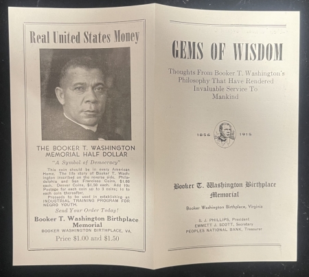 Stamps & Philatelic Items SCARCE GROUP-BOOKER T WASHINGTON COMMEMORATIVE COIN DOCUMENTATION & SIGNED FDC!