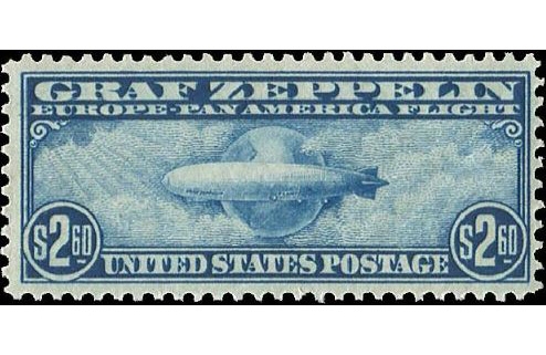 Air Post Stamps SCOTT #C-12 5c PLATE BLOCK, VF, MOGNH, SELV FLT, CAT $180, A BEAUTY! -APS MEMBER