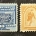U.S. Stamps SCOTT #E-2 & E-3, 10c BLUE & 10c ORANGE PAIR, AVERAGE CENTERING & USED; CAT $95