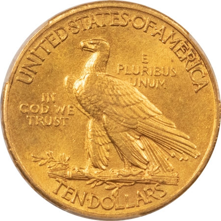 $10 1910 $10 INDIAN GOLD – PCGS MS-63, LOOKS 64+ PREMIUM QUALITY!