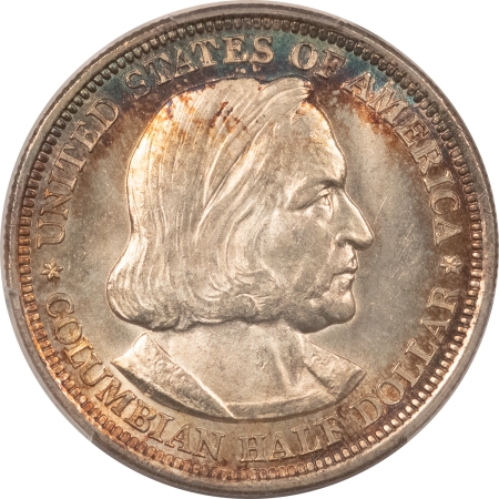 New Certified Coins 1893 COLUMBIAN COMMEMORATIVE HALF DOLLAR – PCGS MS-63, GORGEOUS!