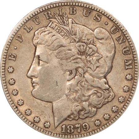 Morgan Dollars 1879-CC MORGAN DOLLAR – PCGS XF-40, SUPER FRESH, 100% ORIGINAL, PREMIUM QUALITY!
