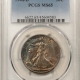 U.S. Certified Coins 1943-D WALKING LIBERTY HALF DOLLAR – PCGS MS-65, BLAST WHITE!