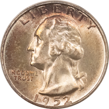 New Certified Coins 1952-S WASHINGTON QUARTER – PCGS MS-66, PRETTY!