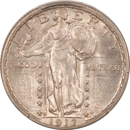 New Certified Coins 1917-D STANDING LIBERTY QUARTER TYPE II – PCGS MS-63, FRESH, ORIGINAL WHITE, PQ!