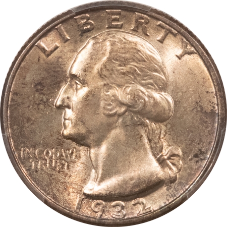 New Certified Coins 1932 WASHINGTON QUARTER – PCGS MS-63, ORIGINAL & PREMIUM QUALITY!