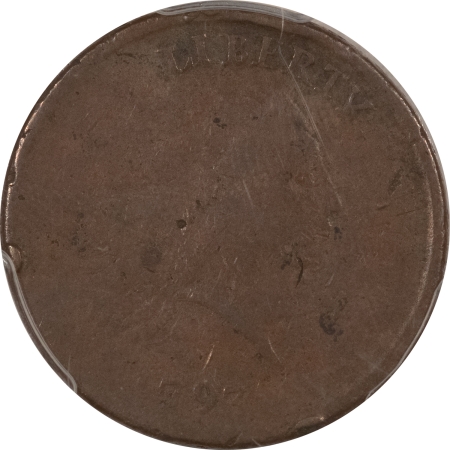 Early Copper & Colonials 1793 CHAIN CENT, S-4 PERIODS – PCGS G-6, NICE PLANCHET COLOR, STRONG DATE!