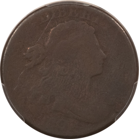 Draped Bust Large Cents 1801 DRAPED BUST LARGE CENT – PCGS G DETAILS, ENVIRONMENTAL DAMAGE