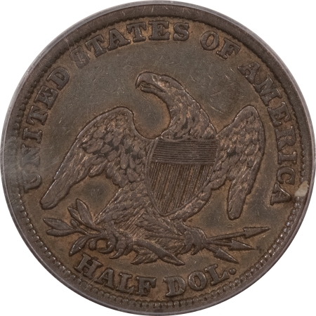 Early Halves 1838 CAPPED BUST HALF DOLLAR, REEDED EDGE – PCGS XF-45, FRESH & ORIGINAL!