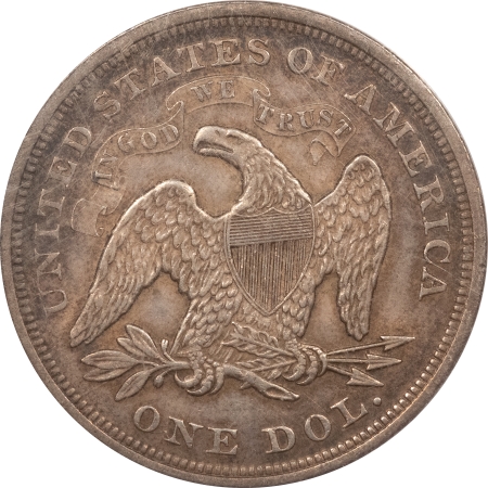 Dollars 1871 LIBERTY SEATED DOLLAR – PCGS AU-55, FRESH & PREMUM QUALITY!