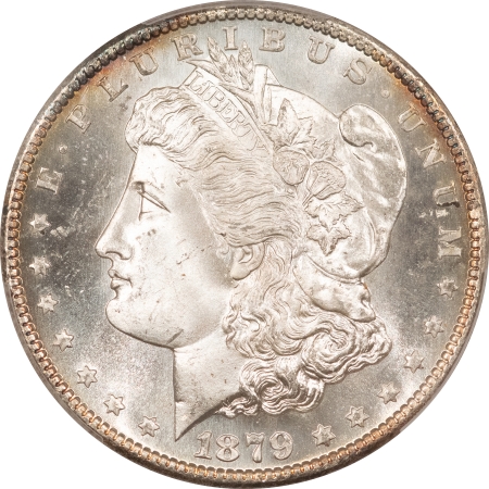 Dollars 1879-S MORGAN DOLLAR, PCGS MS-66, GORGEOUS, FROSTED & LOOKS PROOFLIKE, PQ!