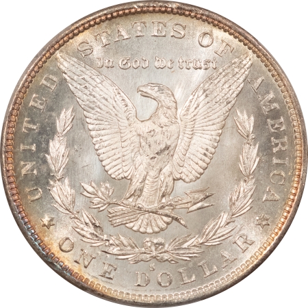 Dollars 1879-S MORGAN DOLLAR, PCGS MS-66, GORGEOUS, FROSTED & LOOKS PROOFLIKE, PQ!