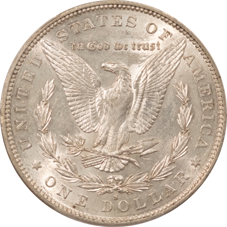 Morgan Dollars 1884-S MORGAN DOLLAR – PCGS AU-55, WHITE & FLASHY!