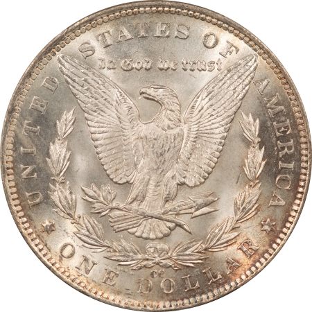 Dollars 1891-CC MORGAN DOLLAR – PCGS MS-63, FRESH WHITE & CHOICE! SPITTING EAGLE CC!