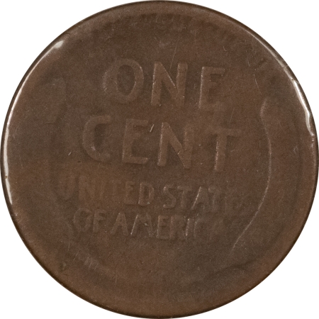 Lincoln Cents (Wheat) 1922 NO D LINCOLN CENT – WEAK REVERSE, OLD ANACS PHOTOCERTIFICATE VG-8