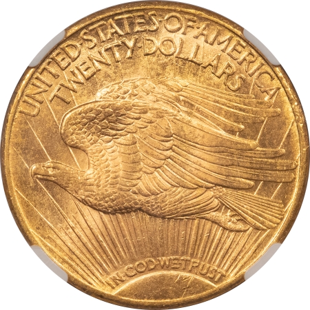 $20 1924 $20 ST GAUDENS GOLD – NGC MS-65, FLASHY GEM!