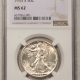 New Certified Coins 1918-S WALKING LIBERTY HALF DOLLAR – NGC XF-45, BRIGHT WHITE & UNTONED!