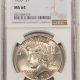 New Certified Coins 1934 PEACE DOLLAR – NGC MS-62, BLAST WHITE!