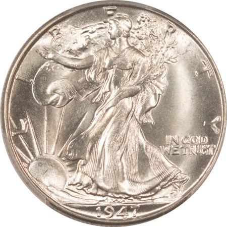 New Certified Coins 1947-D WALKING LIBERTY HALF DOLLAR – PCGS MS-65, BLAZING WHITE!