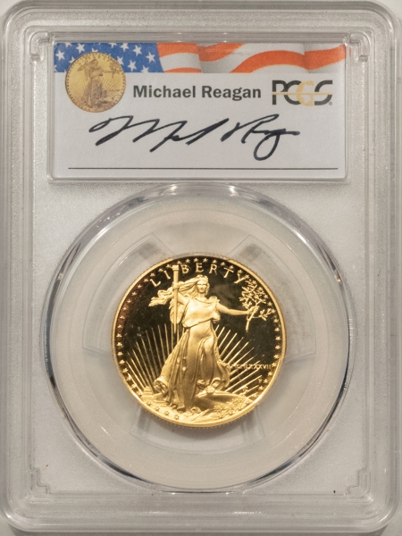 American Gold Eagles, Buffaloes, & Liberty Series 1987-P $25 1/2 OZ PROOF AMERICAN GOLD EAGLE REAGAN LEGACY SERIES PCGS PR-69 DCAM