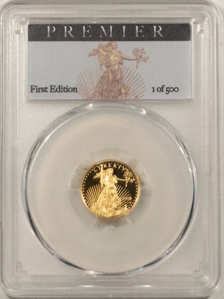American Gold Eagles, Buffaloes, & Liberty Series 2018-W $5 1/10 OZ PROOF AMERCIAN GOLD EAGLE PCGS PR-70 DCAM PREMIER 1ST ED 1/500