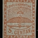 Stamps & Philatelic Items ARGENTINA (REPUBLIC) SCOTT #5, MINT H/R, TRACES OF OG, 4 MARGINS-CAT $45