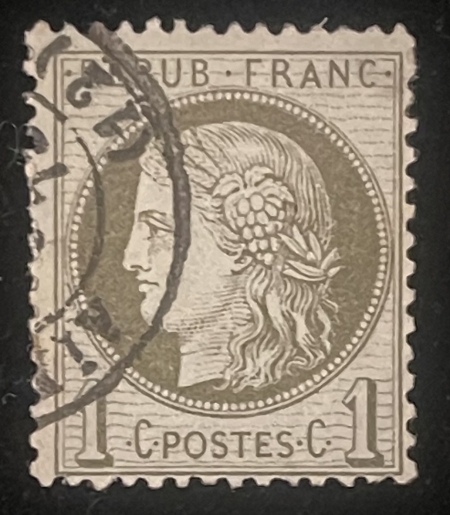 Stamps & Philatelic Items FRANCE SCOTT #40 USED, ADHERENCE BUT OTHERWISE BRIGHT & FINE, SCARCE-CAT $225