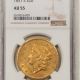$20 1899 $20 LIBERTY HEAD DOUBLE EAGLE GOLD – PCGS MS-62