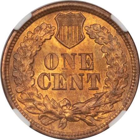 Indian 1866 INDIAN CENT – NGC MS-63 RB, LOOKS 64, PREMIUM QUALITY!