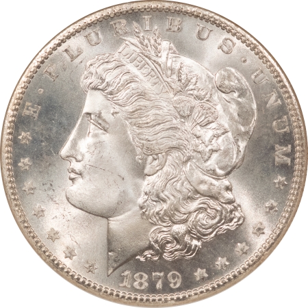 Morgan Dollars 1879-S MORGAN DOLLAR – NGC MS-65, BLAST WHITE & PREMIUM QUALITY!