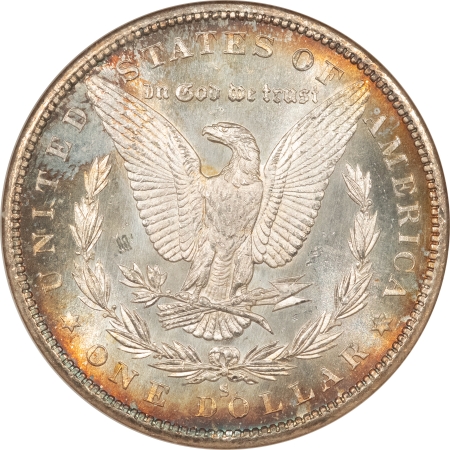 Morgan Dollars 1880-S MORGAN DOLLAR – NGC MS-64 PL, FATTIE HOLDER, PREMIUM QUALITY & PRETTY!