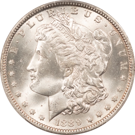 Morgan Dollars 1889-O MORGAN DOLLAR – PCGS MS-64, FLASHY & PREMIUM QUALITY!
