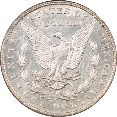 Morgan Dollars 1893-O MORGAN DOLLAR – PCGS AU-55, WHITE & VIRTUALLY PROOFLIKE!