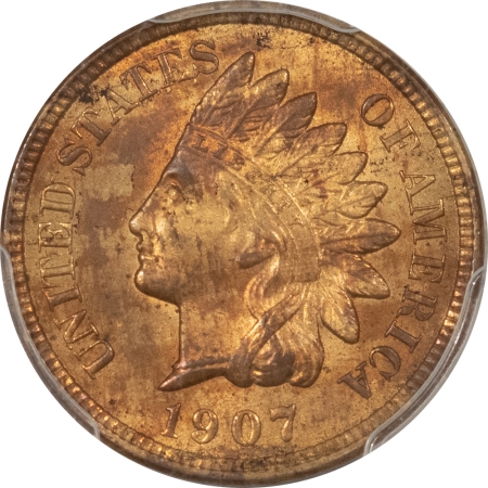 Indian 1907 INDIAN CENT – PCGS MS-63 RB