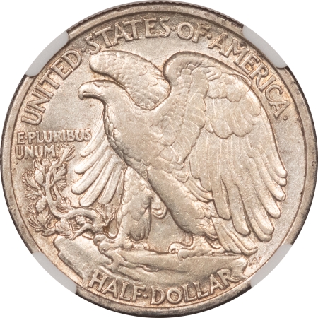 U.S. Certified Coins 1918 WALKING LIBERTY HALF DOLLAR – NGC AU-53 W/ LUSTER