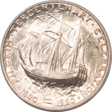 New Certified Coins 1920 PILGRIM COMMEMORATIVE HALF DOLLAR – PCGS MS-64 TWO PIECE RATTLER HOLDER PQ+