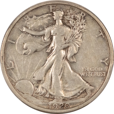 New Certified Coins 1920-D WALKING LIBERTY HALF DOLLAR PCGS VF-35 FRESH WHOLESOME PERFECT FOR GRADE!