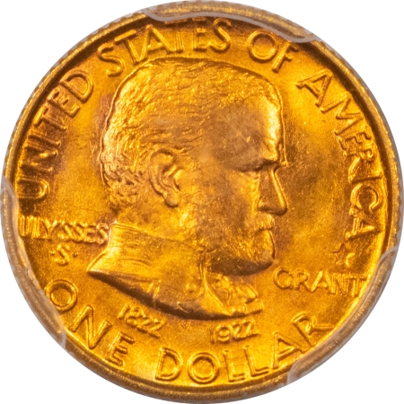 Early Commems 1922 $1 GRANT STAR GOLD COMMEMORATIVE – PCGS MS-67, GORGEOUS & SUPERB!