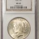 New Certified Coins 1935-S PEACE DOLLAR – NGC MS-62, BLAST WHITE, LOOKS CHOICE!