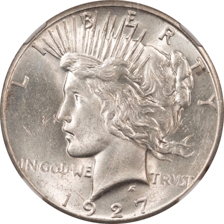 New Certified Coins 1927 PEACE DOLLAR – NGC MS-62 FLASHY WHITE!
