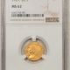 $2.50 1925-D $2.50 INDIAN HEAD GOLD – NGC MS-62, PLEASING!