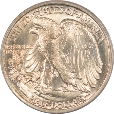 New Certified Coins 1937 WALKING LIBERTY HALF DOLLAR – PCGS MS-64, LUSTROUS WHITE!